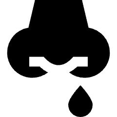 Runny Nose Icon from Sharp Solid Set