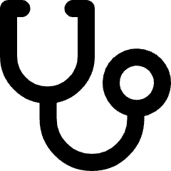 Stethoscope Icon from Micro Line Set