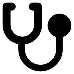 Stethoscope Icon from Core Remix Set