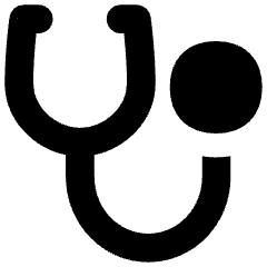 Stethoscope Icon from Flex Solid Set