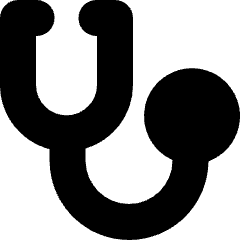 Stethoscope Icon from Micro Solid Set