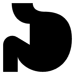 Stomach Icon from Sharp Solid Set