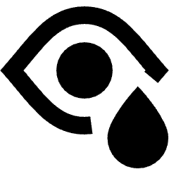 Symptoms Eye Drop Icon from Sharp Remix Set