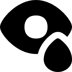 Symptoms Eye Drop Icon from Flex Solid Set