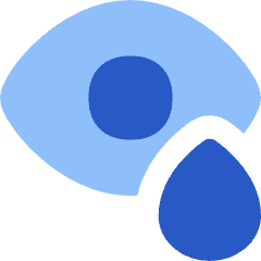 Symptoms Eye Drop Icon from Flex Flat Set