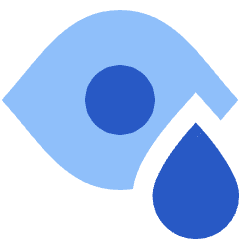 Symptoms Eye Drop Icon from Sharp Flat Set
