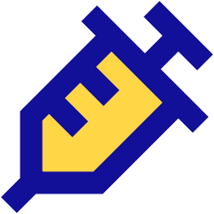 Syringe Icon from Sharp Pop Set