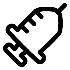 Syringe Icon from Plump Line Set