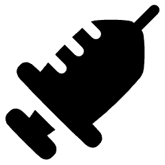 Syringe Icon from Plump Solid Set