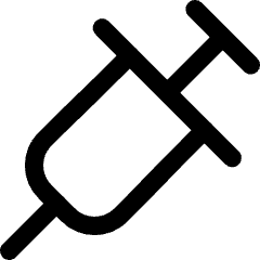 Syringe Icon from Core Line Set