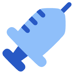 Syringe Icon from Plump Flat Set