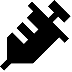 Syringe Icon from Sharp Solid Set