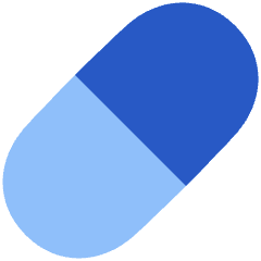 Tablet Capsule Icon from Plump Flat Set