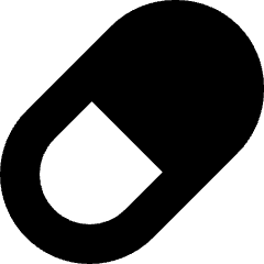 Tablet Capsule Icon from Micro Solid Set