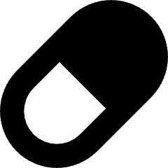 Tablet Capsule Icon from Core Solid Set