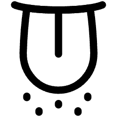 Tongue Taste Icon from Plump Line Set