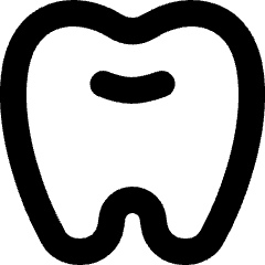 Tooth Icon from Micro Line Set