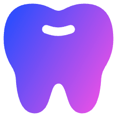 Tooth Icon from Plump Gradient Set