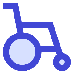 Wheelchair Icon from Sharp Duo Set