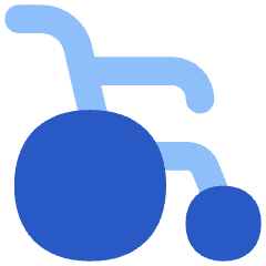 Wheelchair Icon from Flex Flat Set