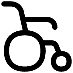 Wheelchair Icon from Flex Line Set