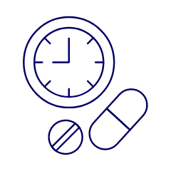 Schedule Medicine 1 Illustration from UX Line Set