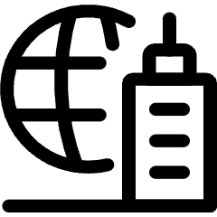 Corporate Social Media Icon from Ultimate Regular Set