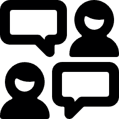 Team Chat Icon from Ultimate Bold Set