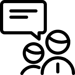 Team Meeting Chat Icon from Ultimate Light Set