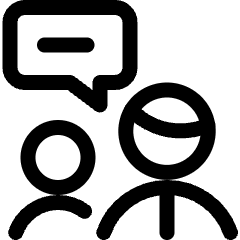 Team Meeting Chat Icon from Ultimate Regular Set