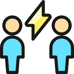 Team Meeting Flash Icon from Ultimate Colors Set