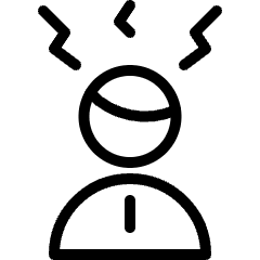 User Man Stress Icon from Ultimate Light Set