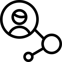 Workflow Teamwork Hierarchy Icon from Ultimate Light Set