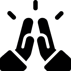 Workflow Teamwork High Five Icon from Ultimate Bold Set