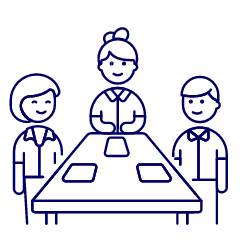 Meeting Table 3 Illustration from UX Line Set