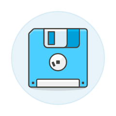 Floppy Disk 1 Illustration from UX Colors Set