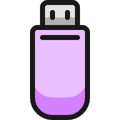 Flash Drive Icon from Ultimate Colors Set