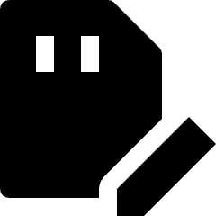 Sd Card Pen Edit Icon from Nova Solid Set