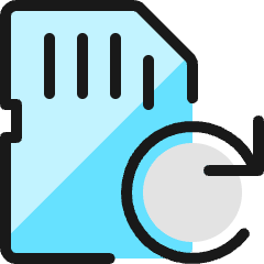Sd Card Refresh Icon from Ultimate Colors Set