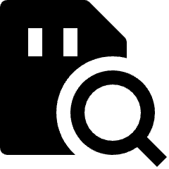 Sd Card Search Icon from Nova Solid Set