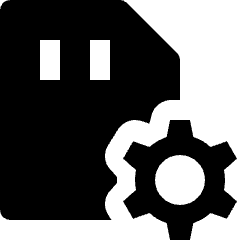 Sd Card Setting Icon from Nova Solid Set