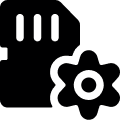 Sd Card Settings Icon from Ultimate Bold Set