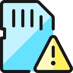 Sd Card Warning Icon from Ultimate Colors Set