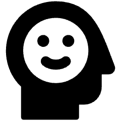 Happiness Emotions 1 Icon from Ultimate Bold Set