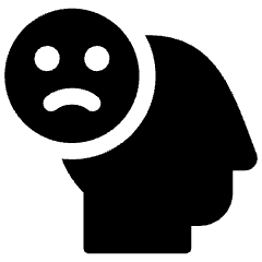 Sadness Emotions 2 Icon from Ultimate Bold Set