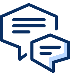 Bubble Chat Double Text 1 Icon from Cyber Duotone Set