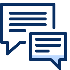 Bubble Chat Double Text 2 Icon from Cyber Duotone Set