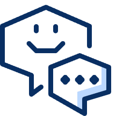 Bubble Chat Double Typing Smiley Face 1 Icon from Cyber Duotone Set