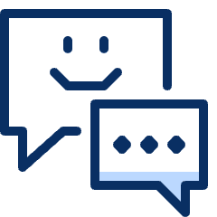 Bubble Chat Double Typing Smiley Face 2 Icon from Cyber Duotone Set