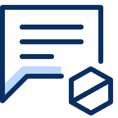 Bubble Chat Text Block Icon from Cyber Duotone Set